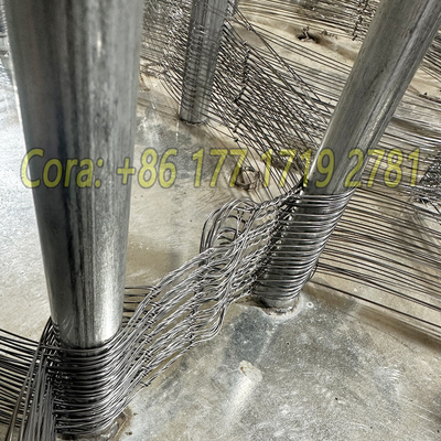 Galvanized Anti Tank Wire Mesh Barrier Low-visibility Wire Net Inconspicuous Obstacle Fence