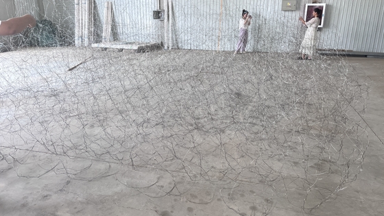 Customized Tank Wire Mesh Net Anti Tank Track Wrapping Wire Mesh Reduce Tank Mobility