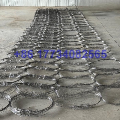 Defensive Tank Barrier Mesh Fence Easy Come Difficult Come Out Anti Tank Obstacle Wire Net Inconspicuous Obstacle Fence