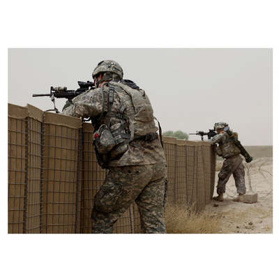Galvanized Welded Square 3x3 Inches Military Barrier Defensive Stone Box Barriers In Ghana
