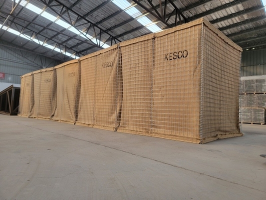 Efficiently Protect Military Hesco Barrier Defensive Barrier For Shooting Range