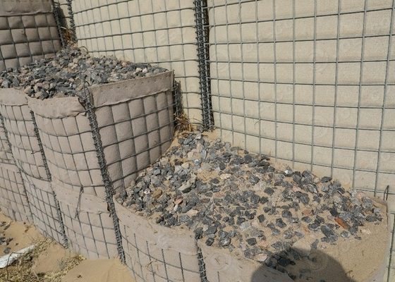 Efficiently Protect Military Hesco Barrier Defensive Barrier For Shooting Range