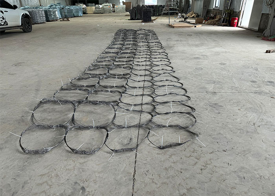 Battlefield Defense Galvanized Anti Tank Track Wrapping Wire Mesh