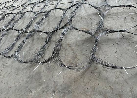Low Visibility Battlefield Defense Anti Tank Track Wrapping Wire Mesh