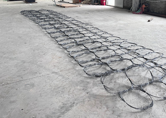 Low Visibility Tank Barrier Galvanized Impeding Structure For Tanks