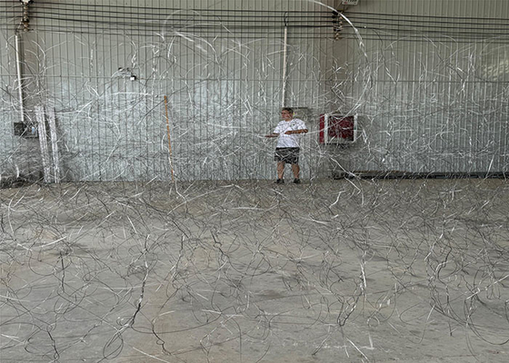 Hidden Interception Net Tank Barrier Mesh Armored vehicle anti-tank steel wire mesh