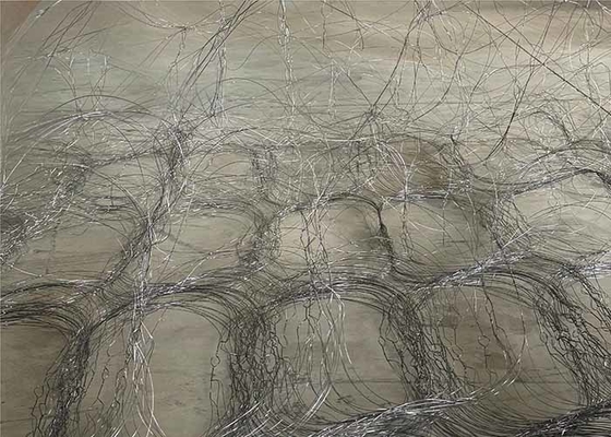 Tanks Reduces Mobility  Galvanized Wound Twine Obstacle Mesh