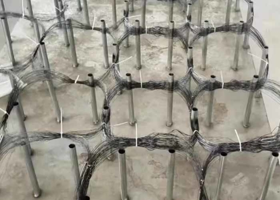 Border Defense Capture Wire Barrier Anti Tank Track Wrapping Wire Mesh