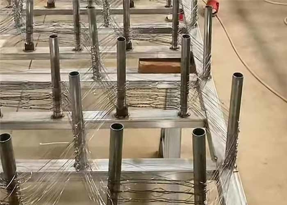 Anti-Tanks Reduces Mobility Galvanized Iron Wire Trap Netting