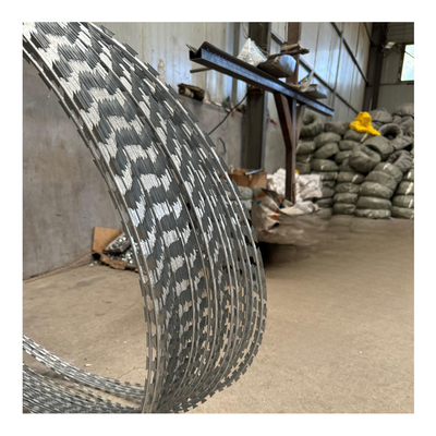 Double Bto-22 Concertina Straight Crossed Blade Razor Barbed Wire