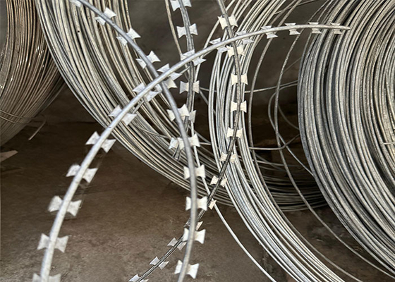 Corrosion-Resistant Razor Barbed Wire National Boundaries Used Wall