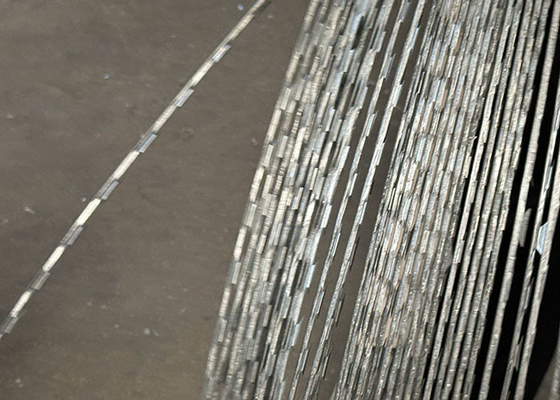 Security Single Coil Blade Razor Wire Mesh Ideal Restricted Areas