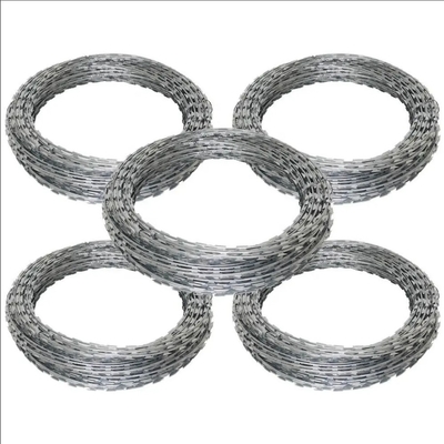 Wholesale BTO-10 Razor Barbed Wire High Tensile Rolls For Secure Enclosures Wire Fence Panel