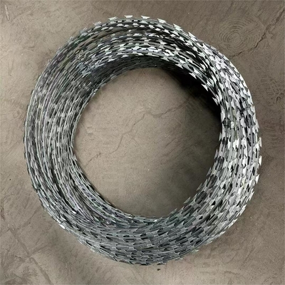 Factory Direct Hot Dipped Galvanized Steel Wire Mesh Fence Rust-Proof Razor Barbed Wire BTO-22 For Security For Prisons
