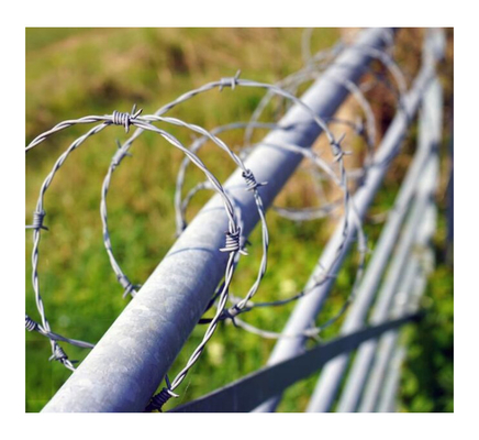 Anping High Quality Razor Barbed Wire Double Concertina Razor Wire Factory