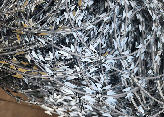 National Boundaries Used Wall Razor Barbed Wire For Prevent Climbing