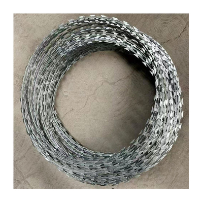 Factory CBT-65 Razor Coil Wire Hot Galvanized Low Price PVC Coated Fence Roll