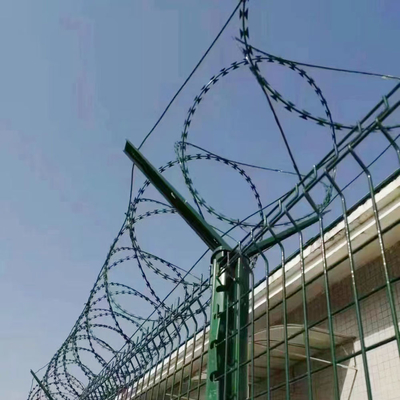 Factory CBT-65 Razor Coil Wire Hot Galvanized Low Price PVC Coated Fence Roll