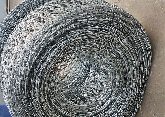 Galvanized Material Razor Barbed Wire For Rust-Resistant Protection