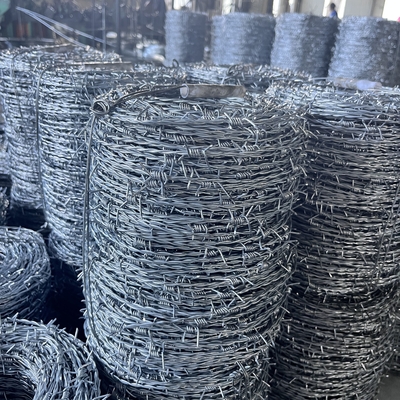 1.6mm 500m 25kgs/Roll Galvanized Barbed Wire Hot Dipped