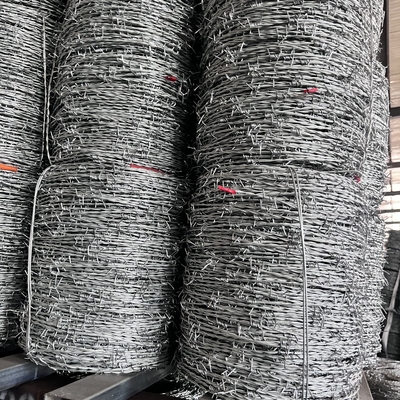Hot Dipped Galvanized Fencing High Tensile Barbed Wire 1.6Mm 300M