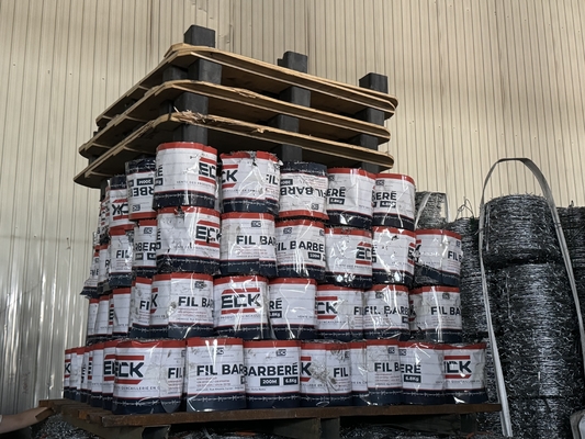 KN Hot Selling Fencing Barbed Wire Electro Galvanized Barbed Wire