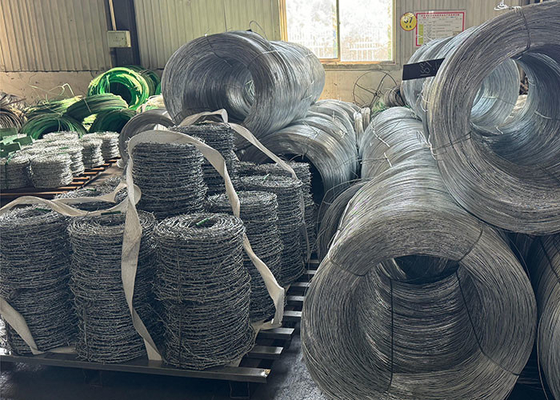 PVC Or Galvanized  Security Barbed Wire For Border Protection