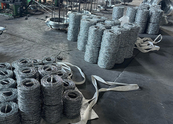 Hot Dipped Galvanized Security Barbed Wire Thorn Rope Farm Breeding