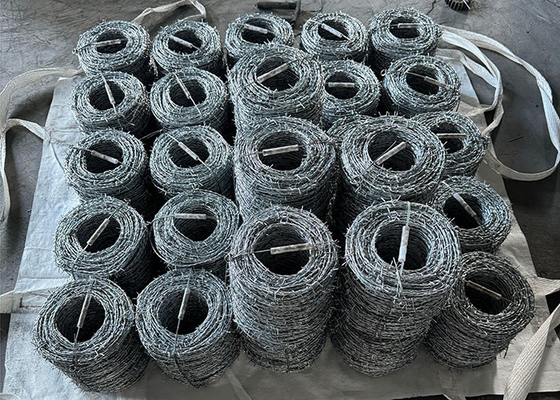 Hot Dipped Galvanized Security Barbed Wire Thorn Rope Farm Breeding
