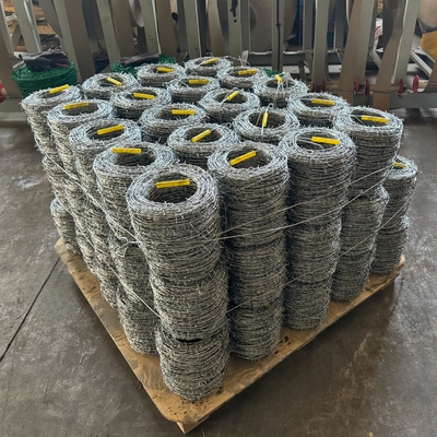 Factory Wholesale Barbed Wire For Border Protection, PVC Or Galvanized Anti-Rust And Anti-Corrosion