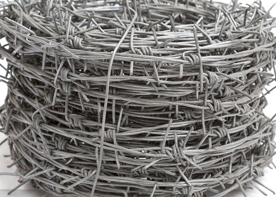 Fence Construction Protection 3or 4inch Barb Distance Stainless Steel Barbed Wire