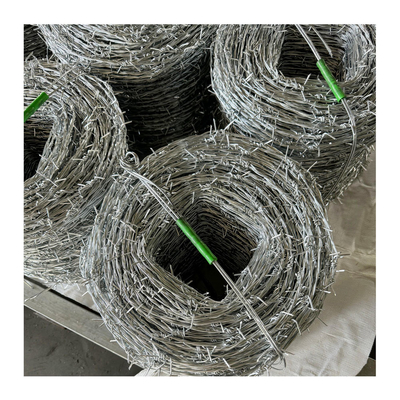 Cross Barbed Wire Defensive Measures Anti-corrosion Galvanized Welded Barb Wire Fence Wire