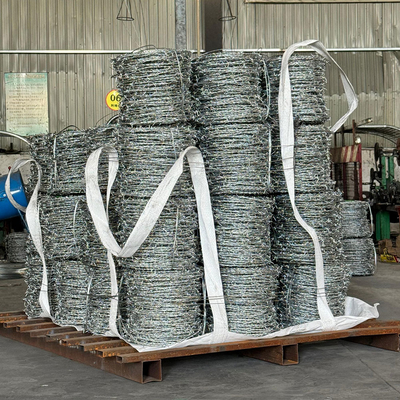 Cross Barbed Wire Defensive Measures Anti-corrosion Galvanized Welded Barb Wire Fence Wire