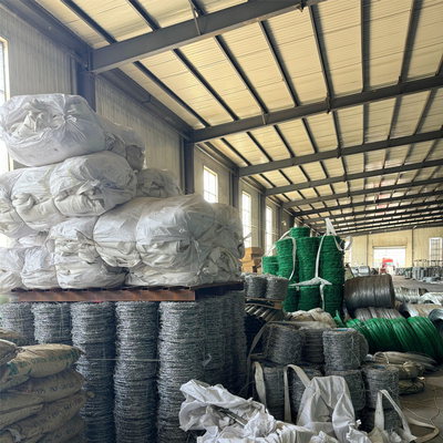Galvanized Safety Protection Spike Rope PVC Coated Barbed Wire Mesh Fence Stock Fast Delivery