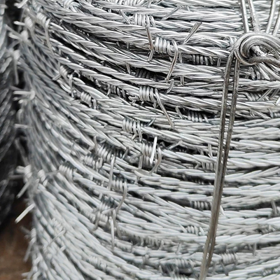 Customized Installation Of Barbed Tape Protection Hot-dip Galvanized Barbed Wire Fence For Prison Security