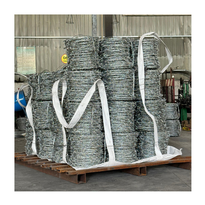 Traditional Galvanized Barbed Wire Coil 400M 500M 50Kg Per Roll Steel 5mm Diameter for Fence and Protection