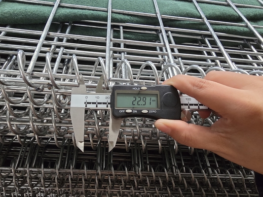 Heavy Galvanized Coated Wire Mesh Gabion Bastions Defensive Barrier System