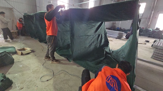 Heavy Galvanized Coated Wire Mesh Gabion Bastions Defensive Barrier System
