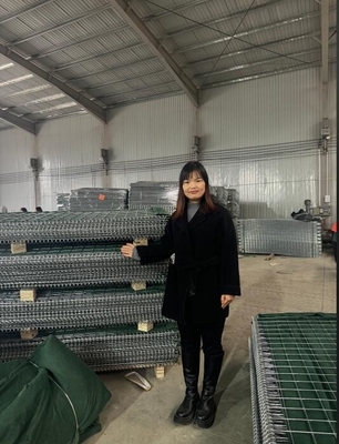 Mil 1 HESCO Defensive Military Sand Filled Barrier Heavy Galvanized Welded Box Wall With CE  Certificate