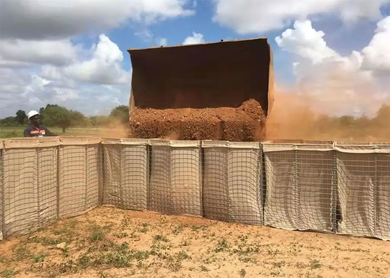 Explosion Proof Sand Retaining Wall Defensive Barrier Security Fence