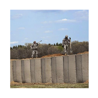 Galvanized Weld Military Stone Filled Steel Defensive Flood Barrier Wall For Sale