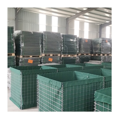 Galvanized Weld Military Stone Filled Steel Defensive Flood Barrier Wall For Sale