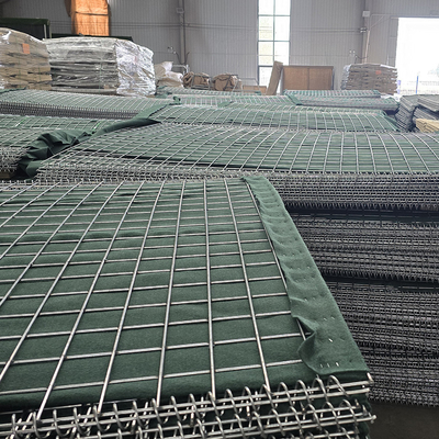 Strong EN Standard Hesco Barrier Retaining Wall As Military Grade Flood Barriers To Protect Flood Area In USA