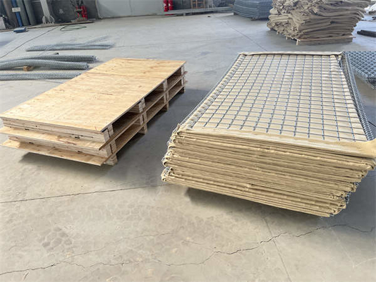 Anti Corrosive Welded Flood Gabion Protective Barrier Blast Wall Easy To Install Defensive Barrier Bastion