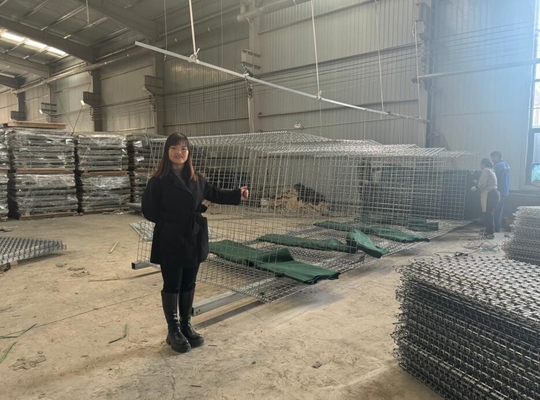 4.0 Mm Defensive Hesco Bation Barrier Sand Bag For Wall Barrier Perimeter Protection Security Construction