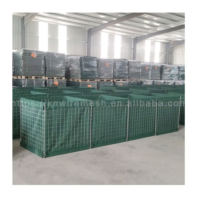 Defensive Bastion Barriers / River Protection Barriers With Green/Sand Geotextile In Burkina Faso