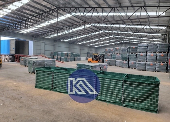 Welded Flood Gabion Protective Hesco Barrier Blast Wall Defensive Barrier Bastion Flood Bastion Sand Wall Hesco Barrier Fence
