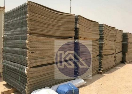 Heavy Zinc Coated Fabric Lined Gabion Basket Use For Defensive Barrier Protection Fortifications And Explosion-Proof Walls