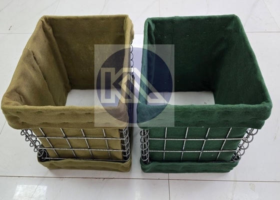Iraq And Afghanistan Military Barrier Welded Wire Mesh Hesco Defensive Barrier With Geotextile Cloth