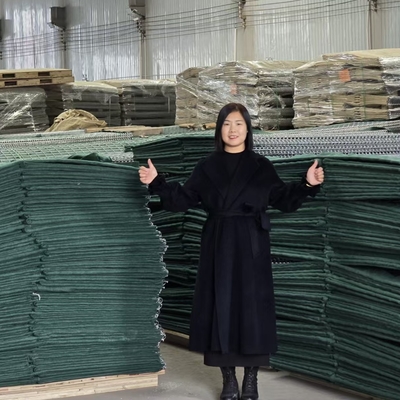 Galvanized Coated Welded Gabion Wall Type Defensive Barriers For Sand Wall Defemsove Bastion